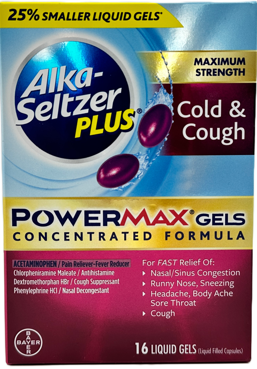 Alka-Seltzer Plus Power Max Gels: 8-Symptom Cold Relief