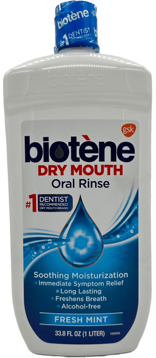 Biotene Dry Mouth Oral Rinse - Fresh Mint - 33.8 FL OZ