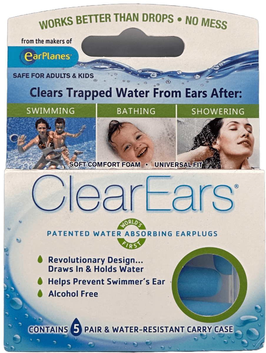 ClearEars Water Absorbing EarPlanes