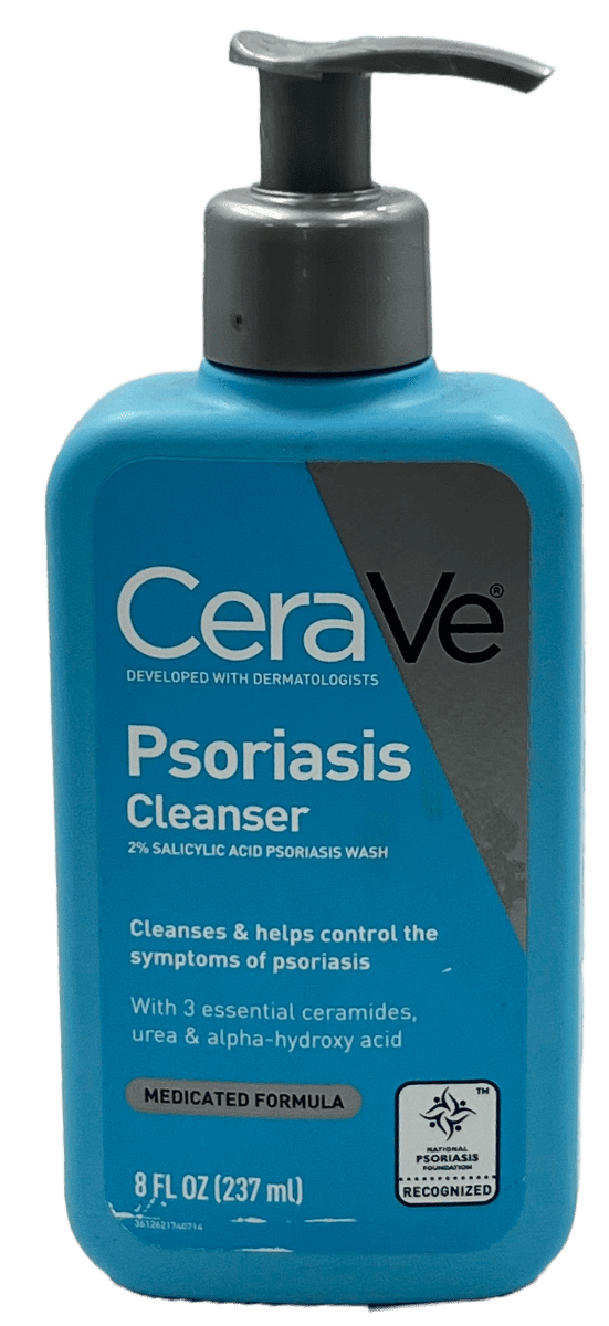 Cerave - Psoriasis Cleanser - 2% Salicyclic Acid Psoriasis Wash - 8 FL OZ
