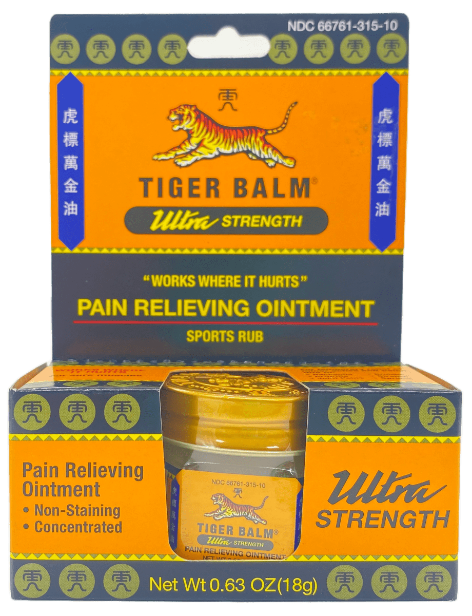 Tiger Balm Pain Relieving Ointment - Ultra Strength - 0.63 OZ