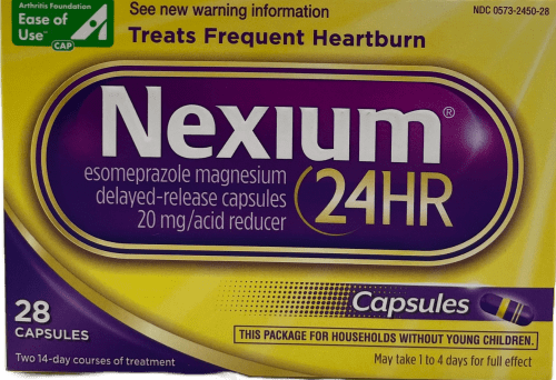 Nexium 24HR: 28-Day Supply for Lasting Heartburn Relief