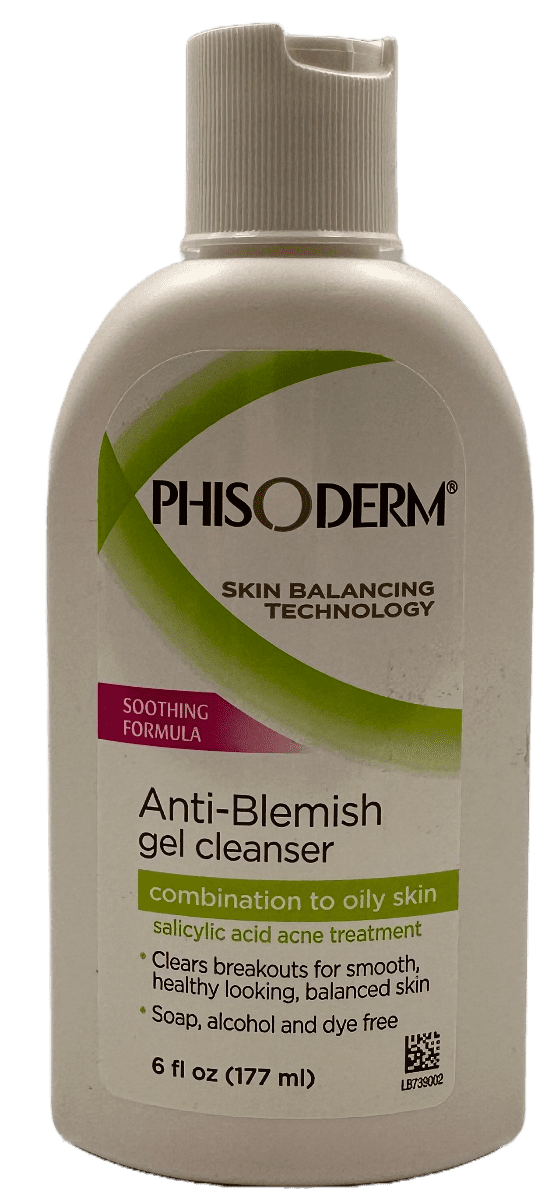Phisoderm - Anti-Blemish Gel Cleanser - 6 FL OZ