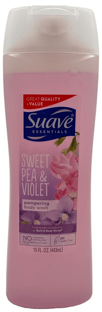 Suave Pampering Body Wash Sweet Pea & Violet 15 fl oz
