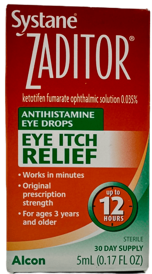 Systane Zaditor Antihistamine Eye Drops