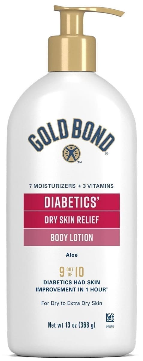 Gold Bond - Diabetics - Dry Skin Relief - Body Lotion - Aloe- 13 OZ