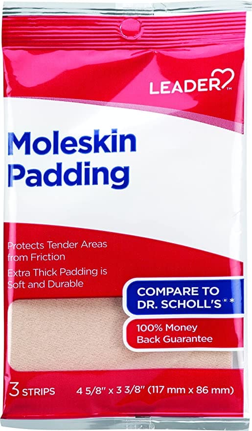 Leader Moleskin Padding - 3 Strips