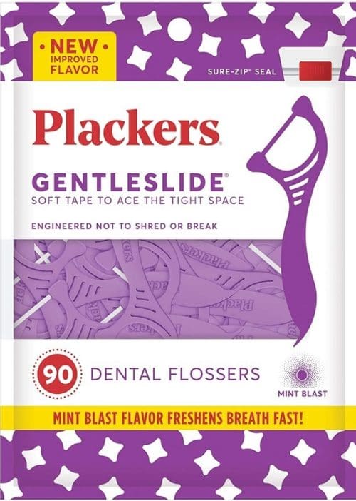 Plackers - Gentleslide - Mint Blast - 90 Flossers